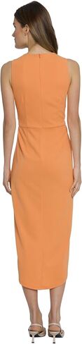Maggy London Sleeveless Jewel Neck Asymmetrical Midi for Wedding Guest | Cocktail Dress for Women in Saudi Arabia