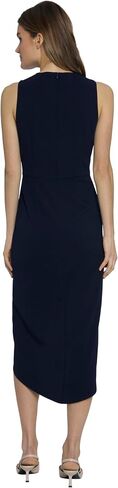 Maggy London Sleeveless Jewel Neck Asymmetrical Midi for Wedding Guest | Cocktail Dress for Women in Saudi Arabia