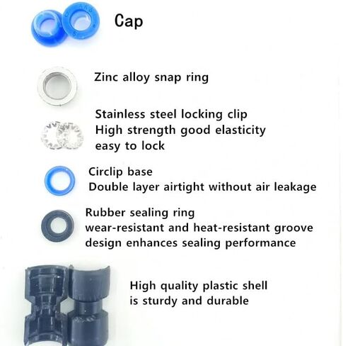 60pcs1/4 "Od سريعة الإصدار تركيبات موصل الهواء كومبو 60 قطعة توصيل سريع خرطوم هواء اقتران الهواء in Saudi Arabia