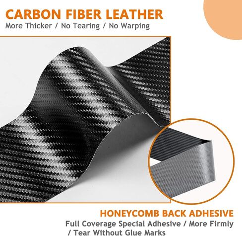 4PCS for 1500 Car Door Sill Protector - Door Entry Guard Threshold Scratch Protection Sticker, Carbon Fiber Leather Car Door Anti Kick Pad Stickers for 1500 Accessories Decoration -White in Saudi Arabia