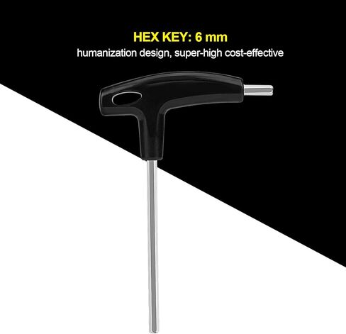 أداة إزالة كرنك هولو تك، مستخرج كرنك الدراجة، مقبض على شكل حرف T، أداة ضبط الغطاء السداسي، أداة كرنك متوافقة مع Shimano HollowTech XT XTR R in Kuwait