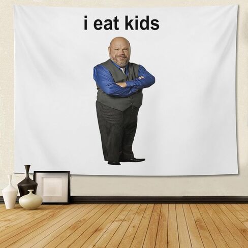 I Hate Kids Tapestry Funny Tapestries Wall Hanging Meme Backdrop Party Decorations for College Dorm Bedroom Living Room Art Poster 40x30 Inch in Saudi Arabia