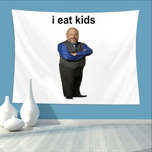 I Hate Kids Tapestry Funny Tapestries Wall Hanging Meme Backdrop Party Decorations for College Dorm Bedroom Living Room Art Poster 40x30 Inch in Saudi Arabia