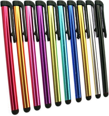Metal Stylus Touch Screen Pen Compatible with Apple iPhone 4 4S 5 5S 5C 6 6 Plus iPad Galaxy Tablet Smartphone PDA (50) in Saudi Arabia