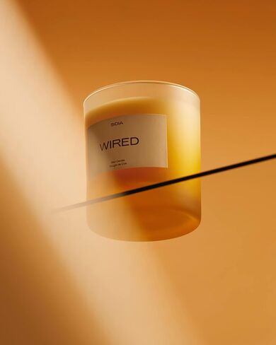 SIDIA - Braless Natural Candle (Bamboo, Amber, Guaiac Wood) | Luxury Clean Beauty + Non-Toxic Fragrance (8 oz | 240 g) in Saudi Arabia