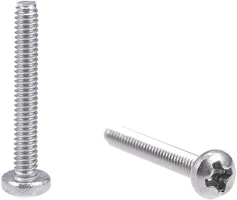 Uxcell M2x14mm مسامير آلة عموم فيليبس الصليب مسمار لولبي الرأس 304 الفولاذ المقاوم للصدأ السحابات البراغي 30 قطعة in Saudi Arabia