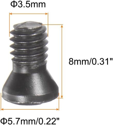 10pcs Torx Screw M4x9mm 12.9 Grade Round Flat Head with T15 Torx Wrench Screwdriver for Replaces Carbide Insert Cutters CNC Lathe Tool, Grey in Saudi Arabia