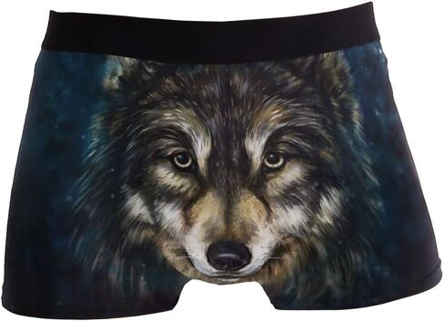 ZZKKO Mens Fashion White Cat in Cosmic Men's Underwear Boxer Briefs Breathable, Multi in Saudi Arabia