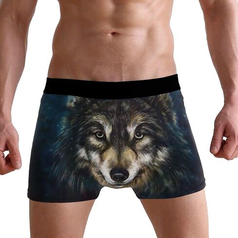 ZZKKO Mens Fashion White Cat in Cosmic Men's Underwear Boxer Briefs Breathable, Multi in Saudi Arabia