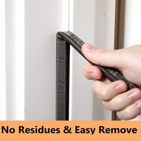 V Shape Weather Stripping 1/2x3/8 inch, Insulation Strip Block Draught Reduce Slam Noise, Adhesive Seal Strip for Door Window Frame, 19 Feet, Black, V-WS in Kuwait