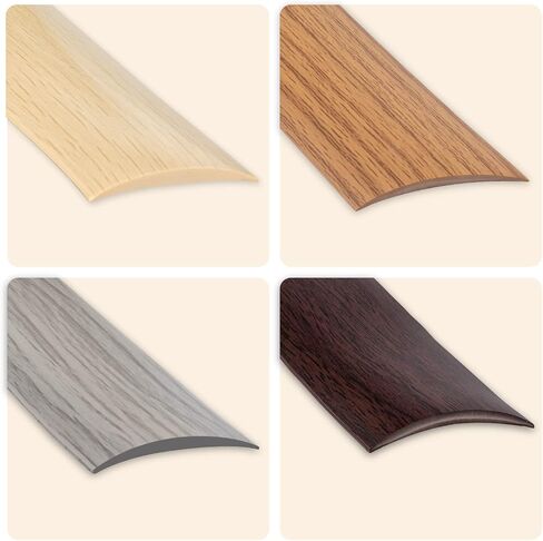 200cm×5cm Threshold Strip,Carpet Door Trim Stripstrips, Floor Transition Strips, Self Adhesive Floor Door Divider Strip, Flat Laminate Profile Flooring Edge Trim Strip(Grey Wood Grain) in Saudi Arabia