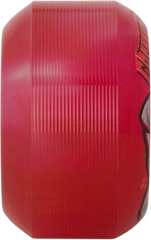 OJ Wheels Skateboard Wheels 56mm DNA Curbsucker Bloodsuckers 95A Red Clear Swirl in Kuwait