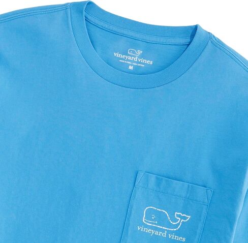 vineyard vines Men's Long Sleeve Two Tone Vintage Whale Pkt T in Saudi Arabia