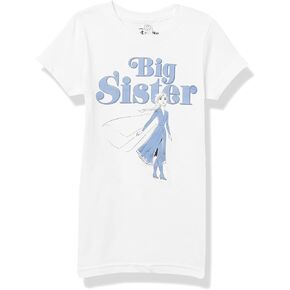 Disney Frozen 2 Big Sister Girl's Solid Crew Tee