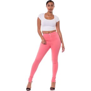 Aphrodite High Waisted Jeans for Women - High Rise Waist Skinny Slim Fit Stretch Casual Denim Pants with Back Pockets