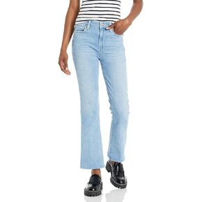 PAIGE Women's Vintage Colette raw Hem high Rise Cropped Flare in Park ave, 24 in Saudi Arabia
