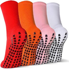 Grip Socks For Kids(4-16 Years Old) Youth Boys & Girls, Cushioned Sport Athletic Hospital Socks