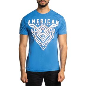 American Fighter Mens Pride & Heritage T-Shirt T Shirts for Men. America and Mexico Patriotic Short Sleeve Tshirts for Men.