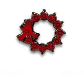 Seven deadly sins Pin Meliodas Pin Sin of wrath pin seven deadly pins enamel pin hard enamel pin