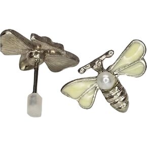 Moth Stud Post Earrings - New - Pair!