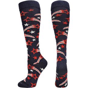 MadSportsStuff Shooting Star Comets Over the Calf Athletic Socks (multiple colors)