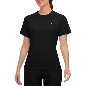 Rdruko Women's Short Sleeve Workout Shirts Dry Fit UPF 50+ Moisture Wicking Athletic Running Sun T-Shirts