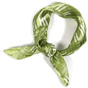 SERENITA Satin Scarf Hair Neckerchief Wraps for Women Music Note Gifts American Flag Bandana Silk Feel Square Neck Scarves