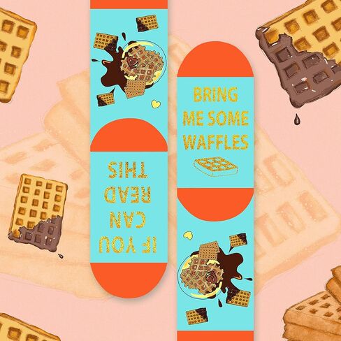 جوارب مضحكة - If You Can Read This Bring Me - جوارب رسمية مبتكرة للرجال والنساء والأولاد, ألوان متعددة, M-L in Kuwait