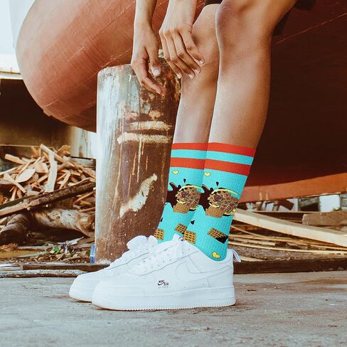 جوارب مضحكة - If You Can Read This Bring Me - جوارب رسمية مبتكرة للرجال والنساء والأولاد, ألوان متعددة, M-L in Kuwait