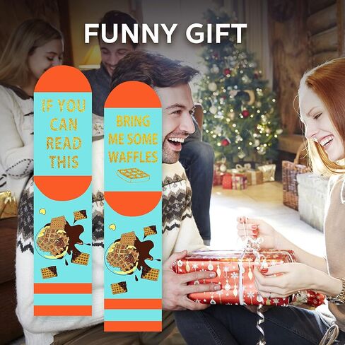 جوارب مضحكة - If You Can Read This Bring Me - جوارب رسمية مبتكرة للرجال والنساء والأولاد, ألوان متعددة, M-L in Kuwait