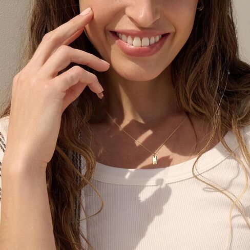 Roe Dolph Initial Necklaces Adjustable Gold Letter Choker Necklace Dainty Square Necklace Simple Initial Necklace Trendy Pendant Jewelry in Saudi Arabia