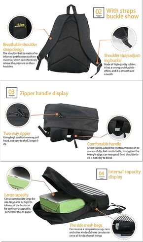 3 مجموعة حقيبة كتف للأولاد والبنات، حقيبة ظهر مدرسية مطبوعة على شكل بقرة عباد الشمس مع سحاب، حقيبة ظهر للطلاب مع حقيبة قلم رصاص ثابتة وحقيبة غداء وحقيبة حمل in Kuwait