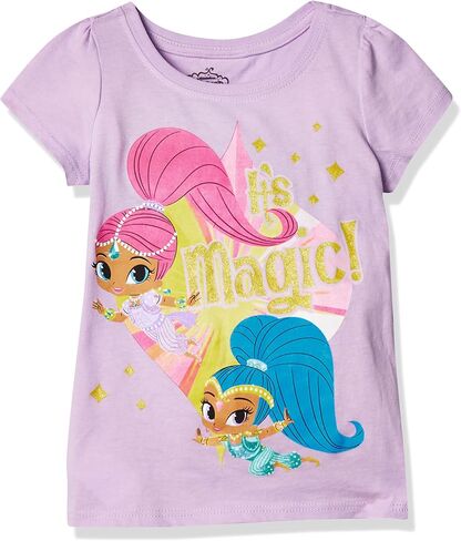 Shimmer and Shine Girls' Short Sleeve T-Shirt in Saudi Arabia