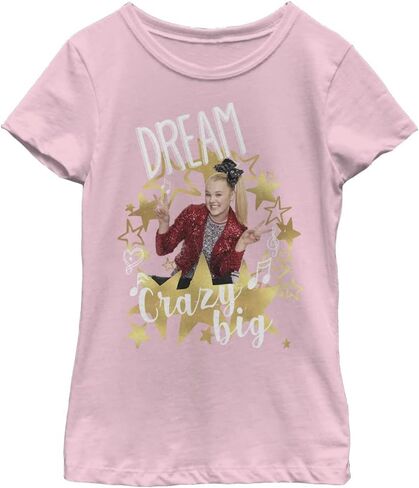 Nickelodeon Little JoJo Siwa Dream Big Girls Short Sleeve Tee Shirt in Saudi Arabia
