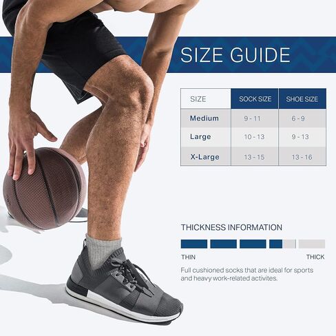 جوارب مارينو للكاحل للرجال - جوارب رياضية للرجال باللونين الأسود والأبيض - حزمة متعددة للتحكم في الرطوبة in Kuwait