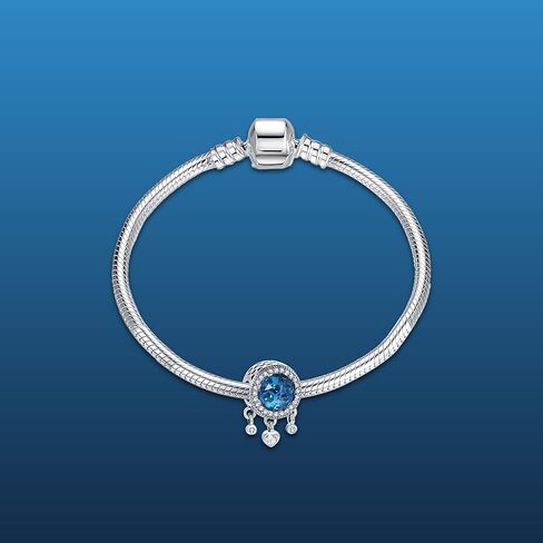 حلية إيزي توكسيدو بيرثستون لأساور باندورا تناسب سلسلة الأفعى الأوروبية S925 فضة مجوهرات هدايا للنساء الفتيات عيد الميلاد in Kuwait