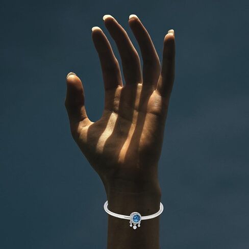 حلية إيزي توكسيدو بيرثستون لأساور باندورا تناسب سلسلة الأفعى الأوروبية S925 فضة مجوهرات هدايا للنساء الفتيات عيد الميلاد in Kuwait