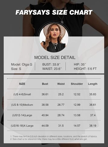 فستان FARYSAYS نسائي صيفي 2023 بدون أكمام وربطة خصر مكشكشة كاجوال متدرج قصير متأرجح in Kuwait