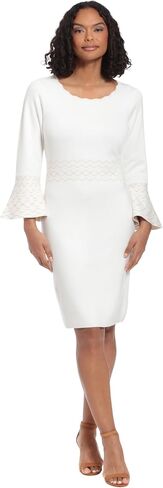 London Times Women's Knit Lurex Shine Dressy Occasion Event Sweater Dress in Saudi Arabia