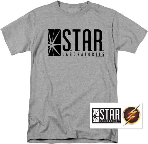 Popfunk Classic Flash Star Labs Superhero S.T.A.R. Laboratories T Shirt in Saudi Arabia