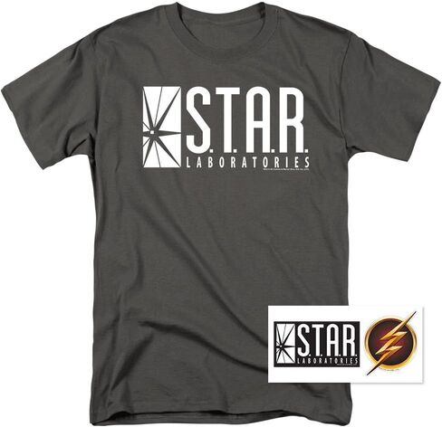 Popfunk Classic Flash Star Labs Superhero S.T.A.R. Laboratories T Shirt in Saudi Arabia