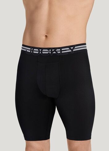 Jockey Men's Underwear Sport Stability Pouch Microfiber 11" Quad Short in Saudi Arabia