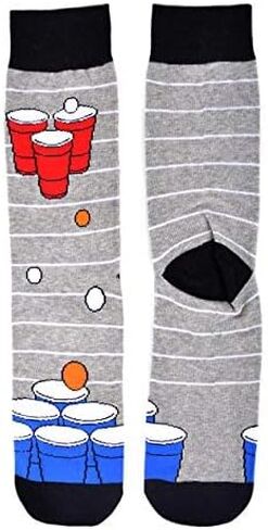 Forest & Twelfth Men’s Crew Cut Socks, Games & Gambling Themes, Fun and Unique Graphic Socks, One Size Fits Most in Saudi Arabia