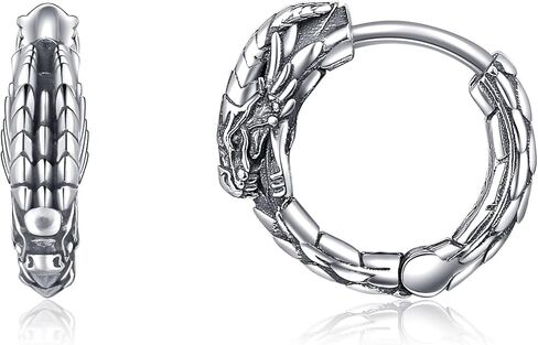 VENACOLY هوب أقراط للنساء الرجال 925 فضة الأطواق هيبوالرجينيك الصلاة مجوهرات عيد الأم in Kuwait