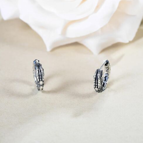 VENACOLY هوب أقراط للنساء الرجال 925 فضة الأطواق هيبوالرجينيك الصلاة مجوهرات عيد الأم in Kuwait