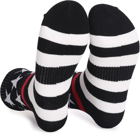 USA American Flag Socks Patriotic Crew Sock for Men Striped Stars Sock Gift in Kuwait