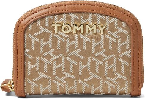 محفظة Tommy Hilfiger Keylee SLG Half Moon جاكار أسود اللون مقاس واحد in Saudi Arabia