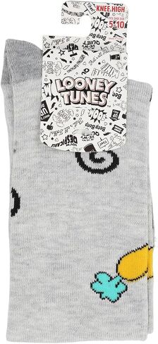 Bioworld Looney Tunes Bugs Bunny with Knit Carrot Pattern Women's Knee High Socks in Saudi Arabia