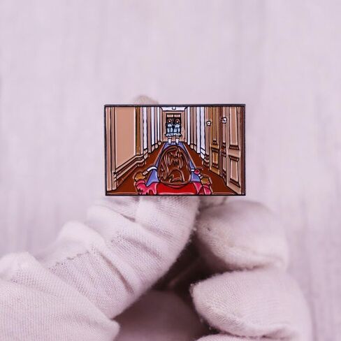 Danny Twins Grady Sisters Come Play With Us The Shining Horror Movie 1.2" Enamel Pin Badge in Saudi Arabia