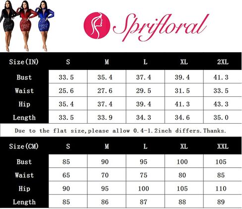 فستان قصير مثير من Sprifloral - فستان نسائي مزين بالترتر وشرابات ورقبة وهمية وحفلات أعياد الميلاد in Kuwait
